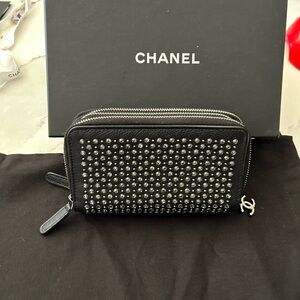 Chanel 2015 Bull Cell Phone Holder with added Chain